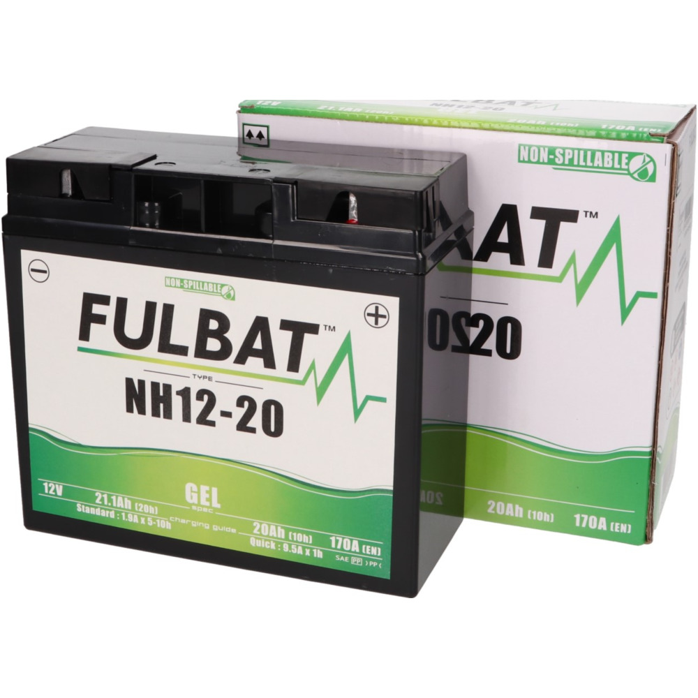Akku batterie fulbat nh12-20, nh12-18, 51913 gel für rasentraktor, rasenmäher, gartenmaschine fb550917 von Fulbat