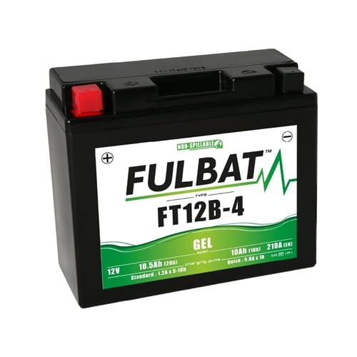 Motorrad-Batterie 12 V 10 Ah TOPCAR – YT12B-4 von Fulbat