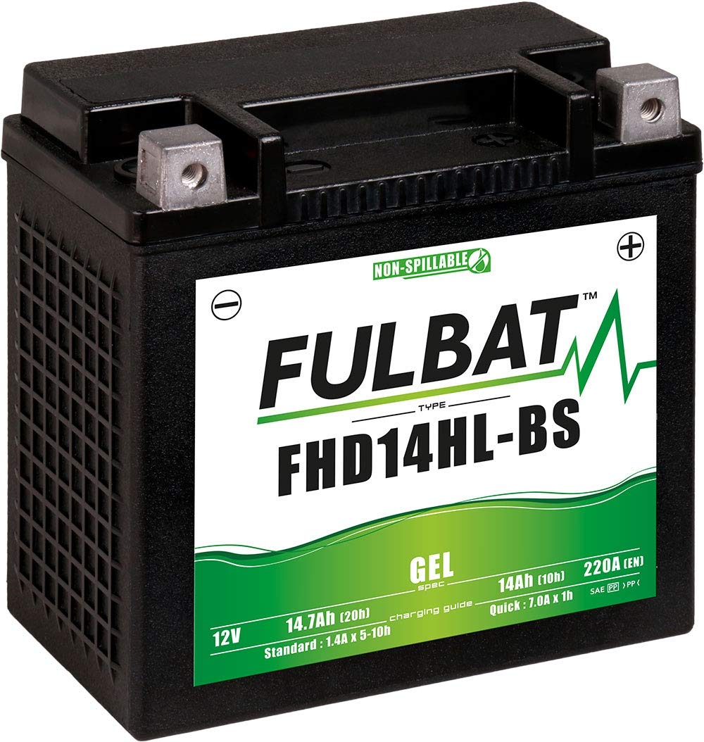 Batterie Fulbat YHD14HL-BS Gel SLA 12V 14Ah (Harley Davidson Wartungsfrei) von Fulbat
