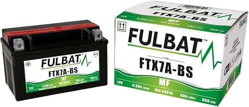 Batterie Fulbat YTX7A-BS Gel 12V 6Ah (Wartungsfrei) von Fulbat