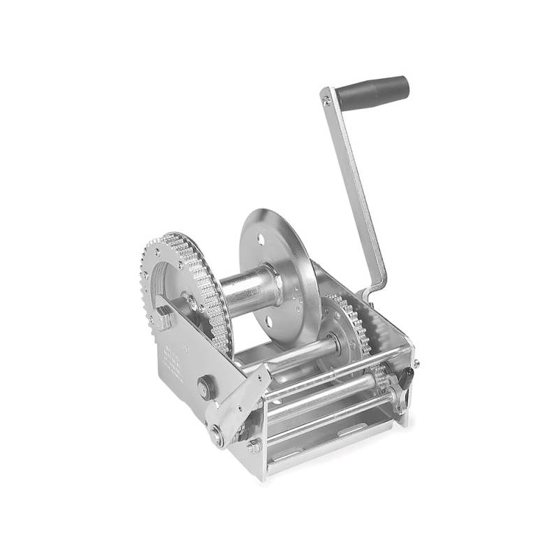 Fulton 142430 Bootsanhänger Seilwinde 1,7 kg Kapazität Zwei-Gang Handkurbelwinde Hochleistungs Zink-Finish von Fulton
