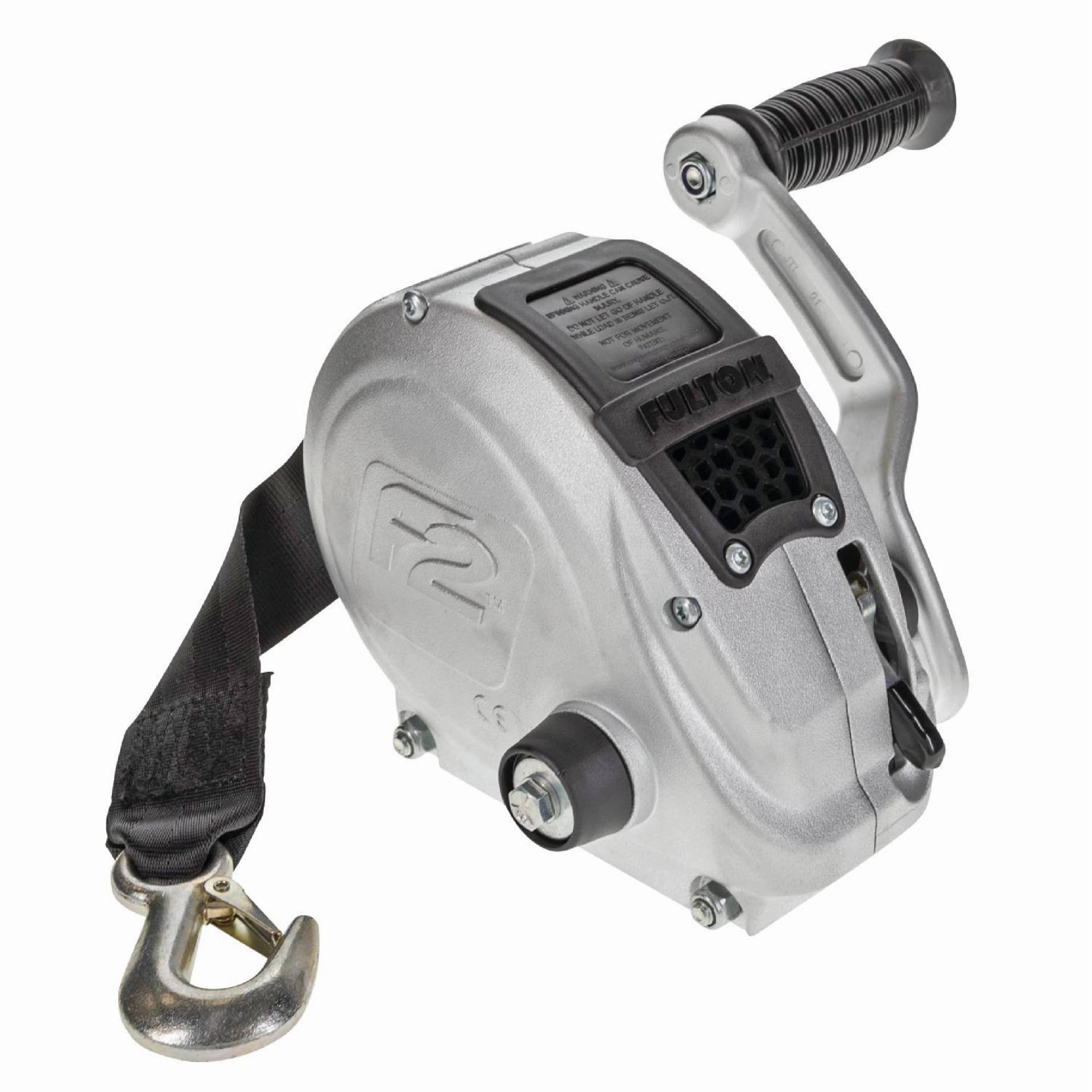 Fulton FW16000101 F2 Bootsanhängerwinde mit 6-m-Seilwinde-Gurt mit Haken, 725 kg Last, Einzelgang-Handkurbelwinde, Dual-Getriebe-Trommelsystem Fulton FW16000101 F2 Bootsanhängerwinde mit 6-m-Seilwinde-Gurt mit Haken, 725 kg Last, Einzelgang-Handkurbelwinde, Dual-Getriebe-Trommelsystem von Fulton
