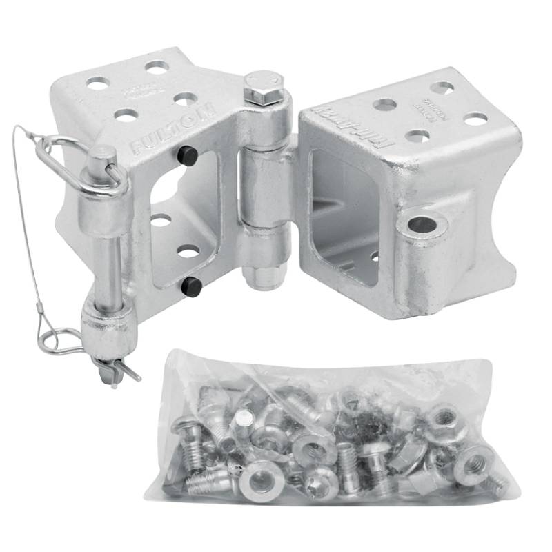 Fulton HDPB340101 Anschraubscharnier-Set für 7,6 x 10,2 cm Anhängerbalken, 3,4 kg Tragkraft von Fulton