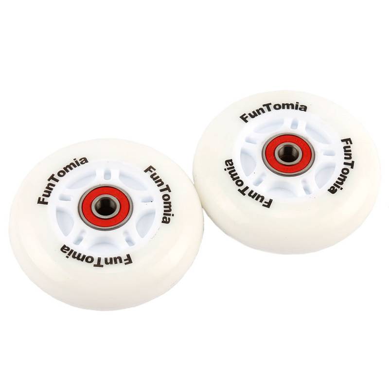 2X FunTomia LED Leuchtrollen für Waveboard inkl. ABEC-9 Kugellager/Rollen Ersatzrollen von FunTomia
