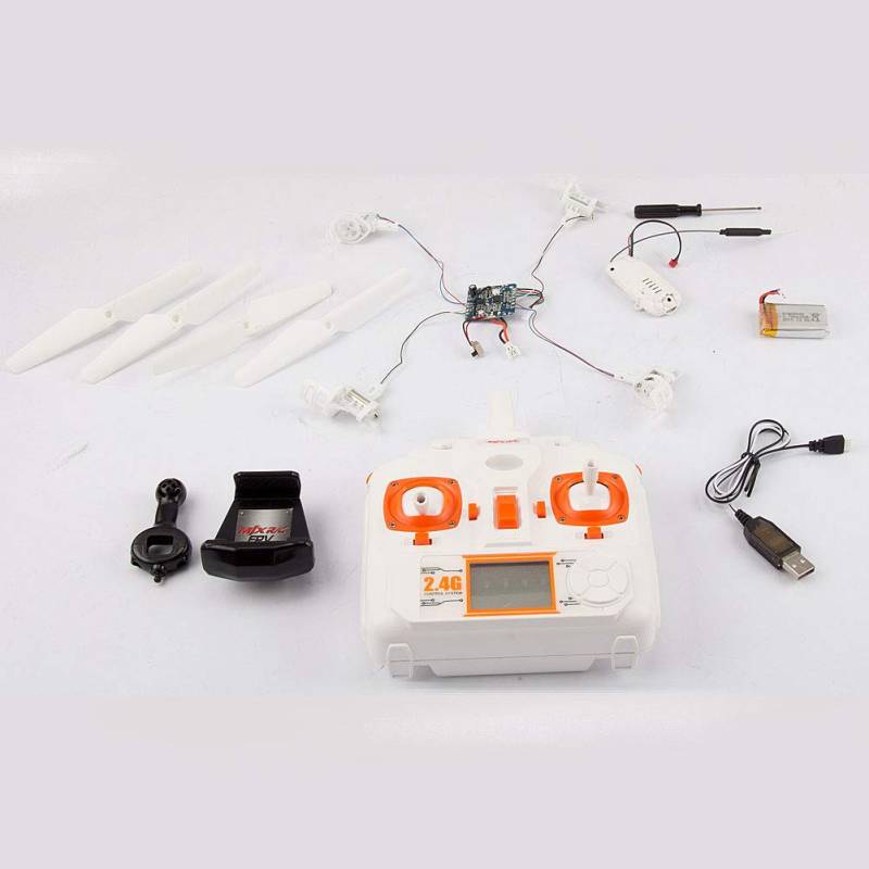 Drohne Bausatz mit Fernsteuerung Platine Akku Motor Ladekabel Wifi Kamera C4005-2144 von FunTomia