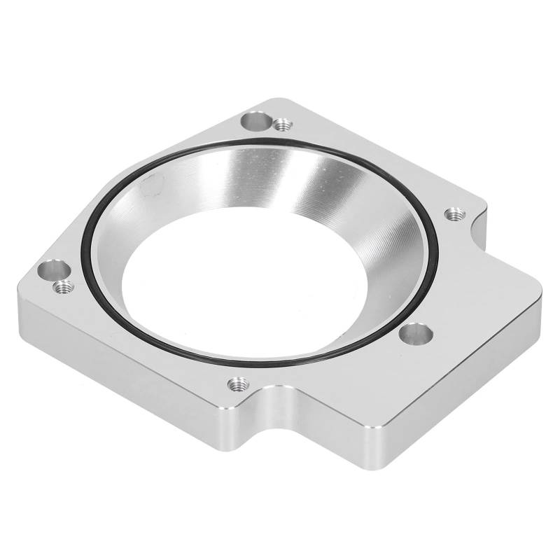 Drosselklappenadapterplatte, 4 -Zoll -Ansaugkrümmer Aluminium -Abstandshalter für GM LS1 LS2 LS6 LSX LS4 mit 3 Schrauben Ansaugkrümmer und 4 Schrauben Drosselklappenkörper für von Funien