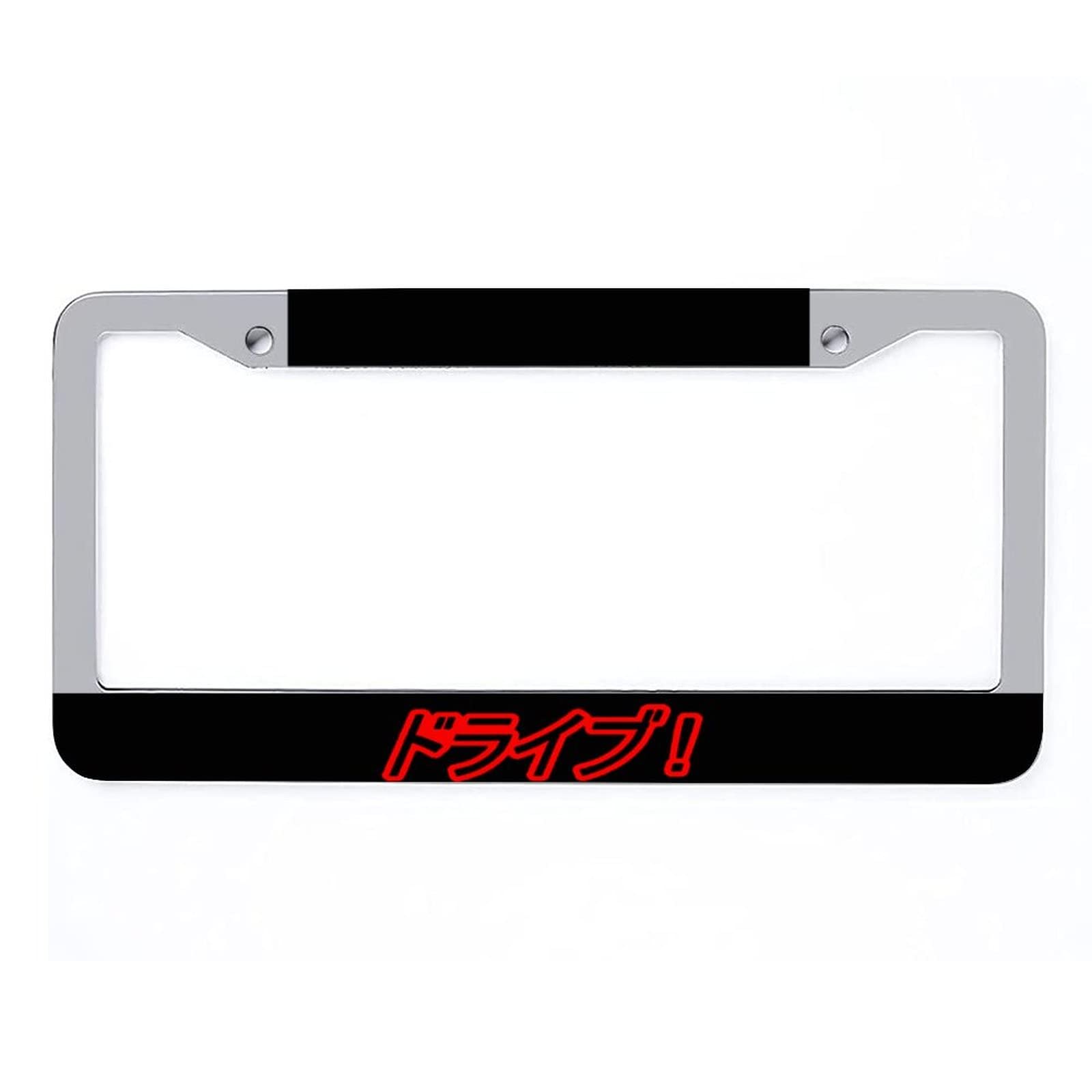 Auto-Tag-Abdeckung aus Aluminium, japanischer Kennzeichenrahmen mit 2 Löchern, Kennzeichenhalter Auto-Tag-Abdeckung aus Aluminium, japanischer Kennzeichenrahmen mit 2 Löchern, Kennzeichenhalter von Funlucy