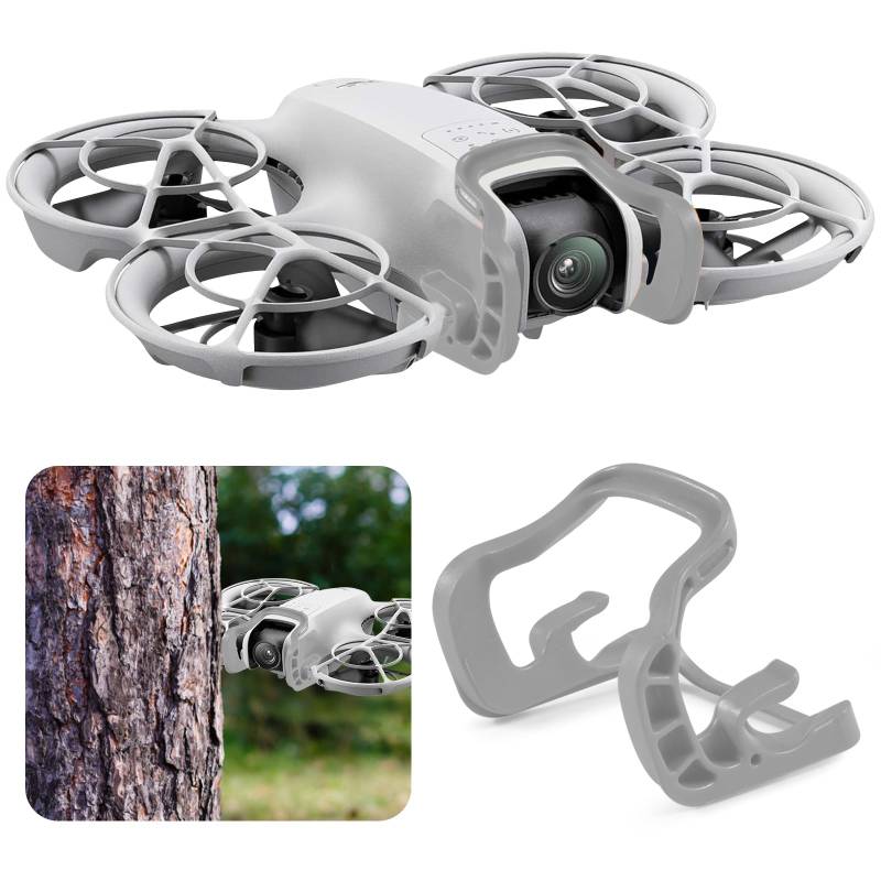 Gimbal Bumper Guard für DJI Neo Zubehör, Drone Gimbal Lens Anti-Collision Protection Guard Bar für DJI Neo Drohne Kamera Drohnen Zubehör (Grau) von Funmo
