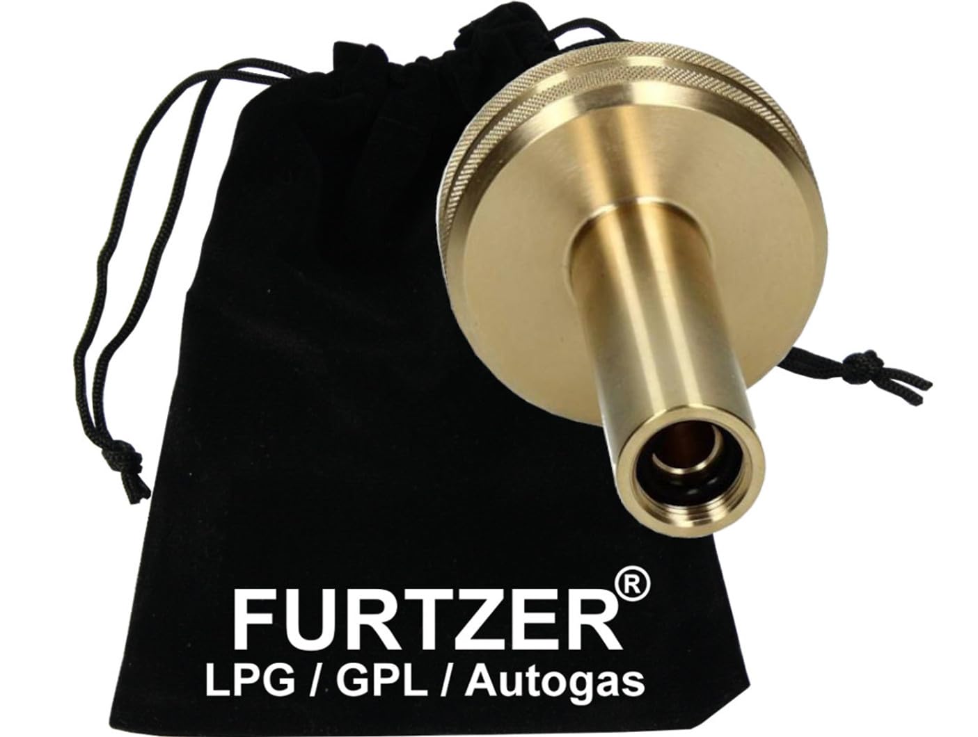 Furtzer LPG GPL Autogas Tankadapter M16 Dish lang Adapter mit Stoffbeutel von Furtzer