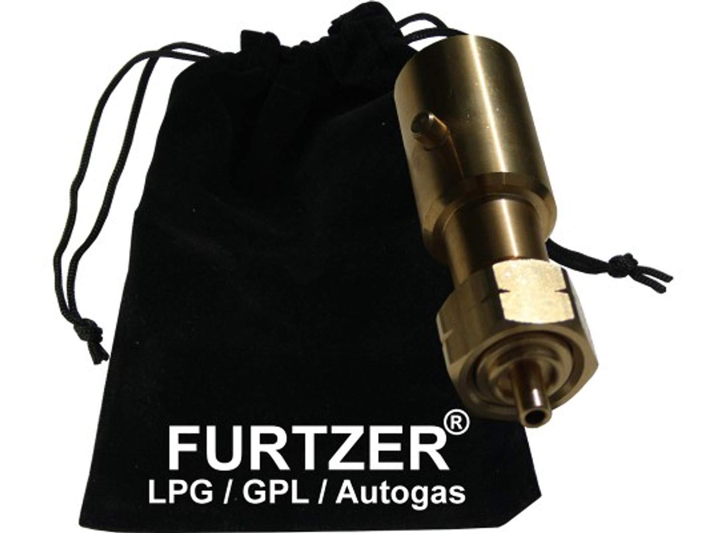Furtzer LPG GPL Autogas Tankadapter BAJONETT Gasflaschen Propangas lang Adapter mit Stoffbeutel by von Furtzer