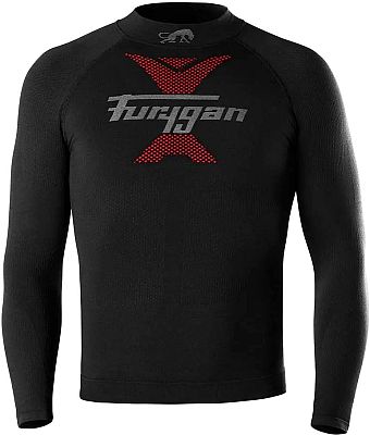 Furygan Active Thermo 37.5, Funktionsshirt - Schwarz/Grau/Rot - XS-S von Furygan