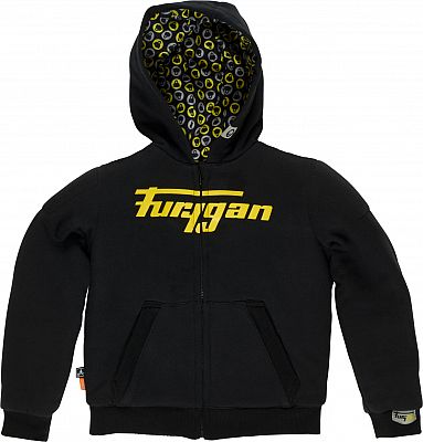Furygan Luxio, Textiljacke Kinder - Schwarz/Neon-Gelb - 8 von Furygan