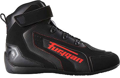 Furygan V4 Easy D3O Vented, Schuhe - Schwarz/Rot - 38 EU von Furygan