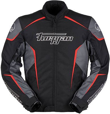 Furygan Yori, Textiljacke - Schwarz/Grau/Rot - M von Furygan