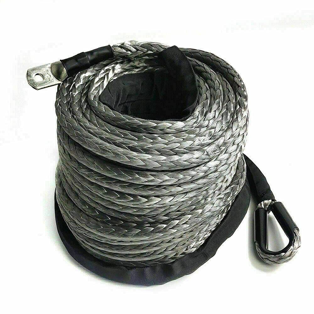 Futchoy Windenseil Φ10mm x 30m Seil für Winde, 23809lbs /10,8 Ton Synthetisches Windenseill Seil-Winde für Auto ATV Truck von Futchoy