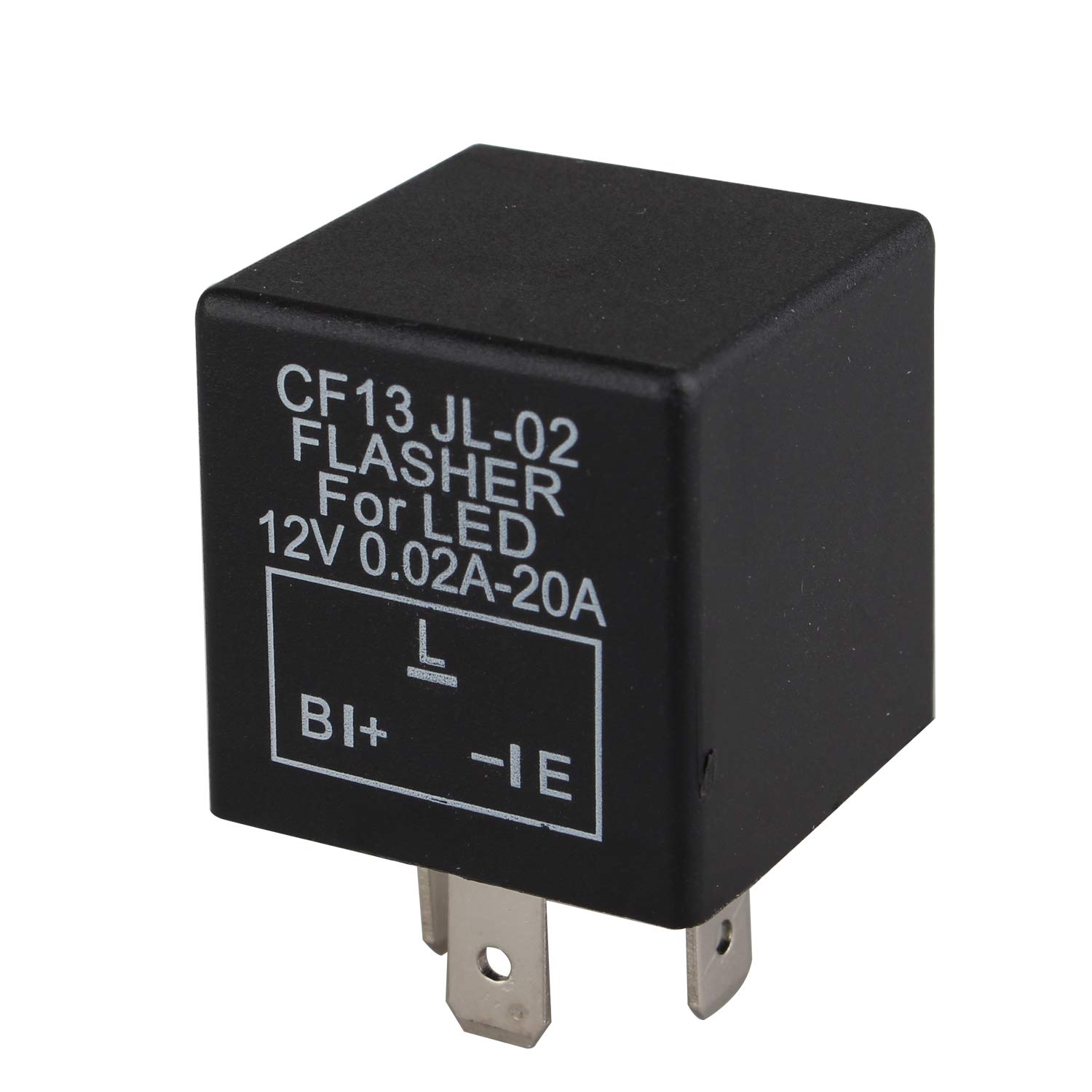 Futheda 3 Polig Blinkrelais Flasher Relay LED-Licht Blinker Relais Blinkgeber mit Schaltkreisschutz und Rückwärtsschutz 0.02A-20A 12V für Auto, Motorrad und so weiter Futheda 3 Polig Blinkrelais Flasher Relay LED-Licht Blinker Relais Blinkgeber mit Schaltkreisschutz und Rückwärtsschutz 0.02A-20A 12V für Auto, Motorrad und so weiter von Futheda