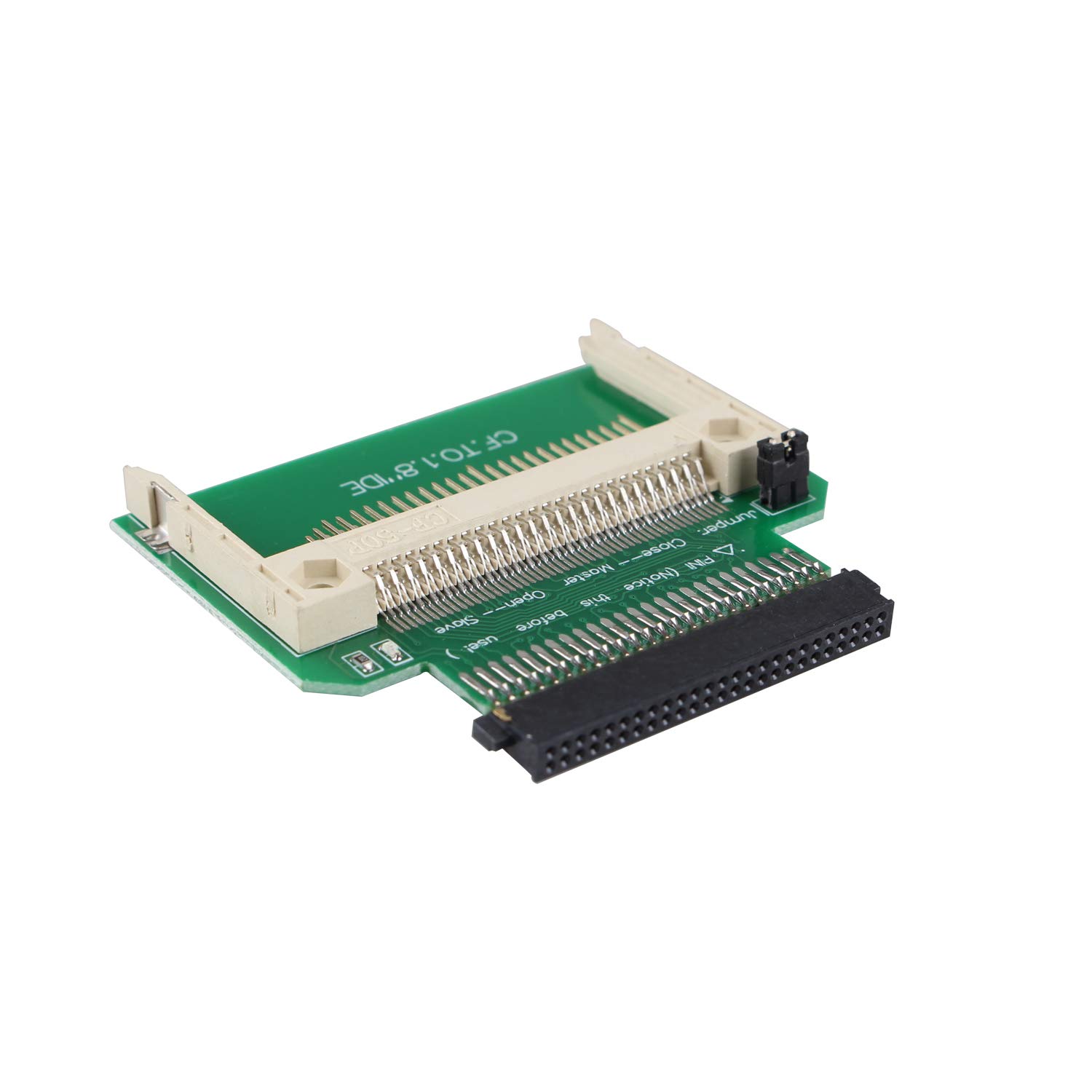 Futheda CF auf 50 Pin 1,8 IDE Adapter CF Compact Flash-Speicherkarte auf 50-polige 1,8 Zoll IDE bootfähige Festplatte SSD-Konverter Adapter ersetzen von Futheda