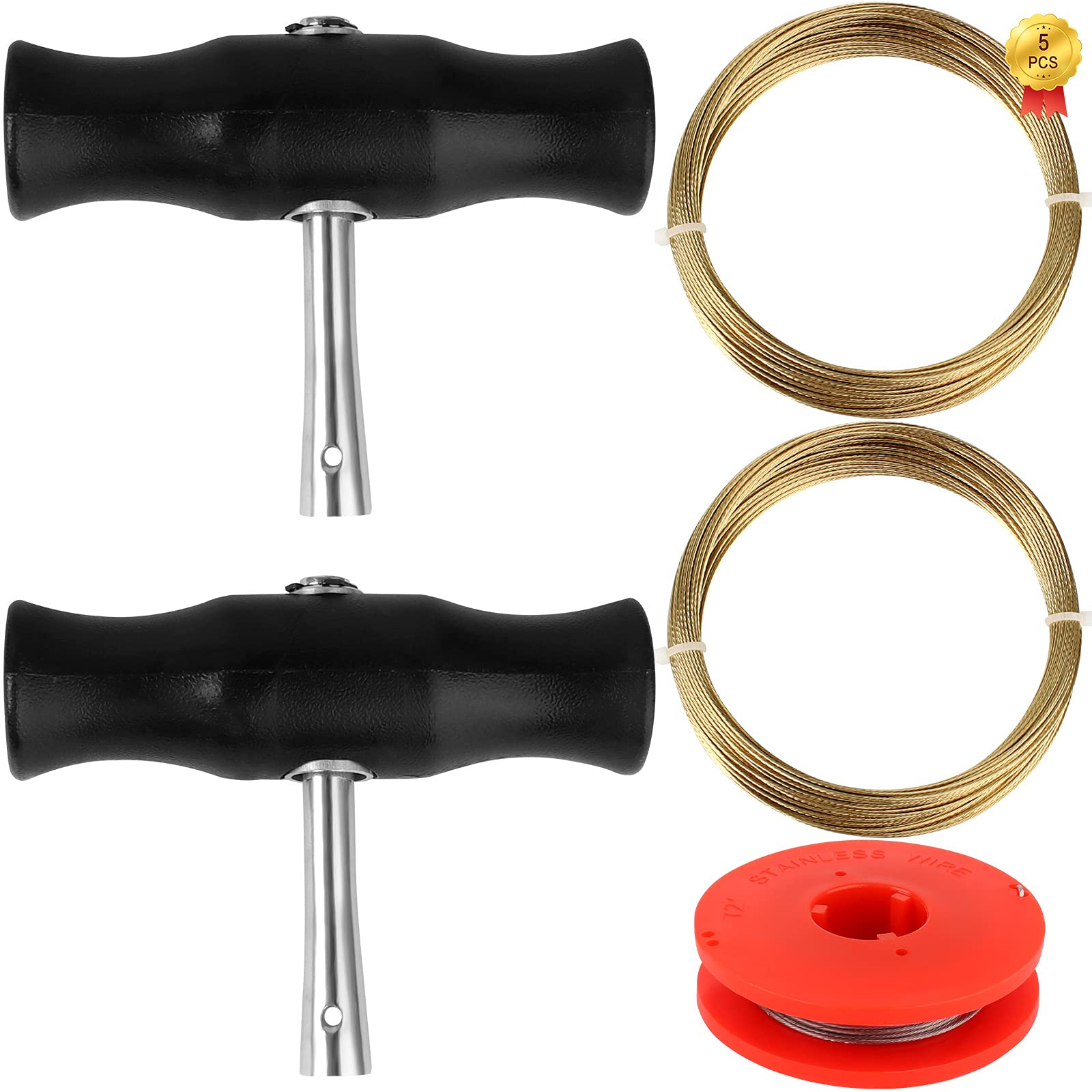 Futongda 5 Stück Windschutzscheibe Removal Tools, Auto Fenster Entfernung Werkzeug 2X Griffen 3X Draht Installation Universal-Werkzeugsatz zum Entfernen der Windschutzscheibe Auto-Kit Futongda 5 Stück Windschutzscheibe Removal Tools, Auto Fenster Entfernung Werkzeug 2X Griffen 3X Draht Installation Universal-Werkzeugsatz zum Entfernen der Windschutzscheibe Auto-Kit von Futongda