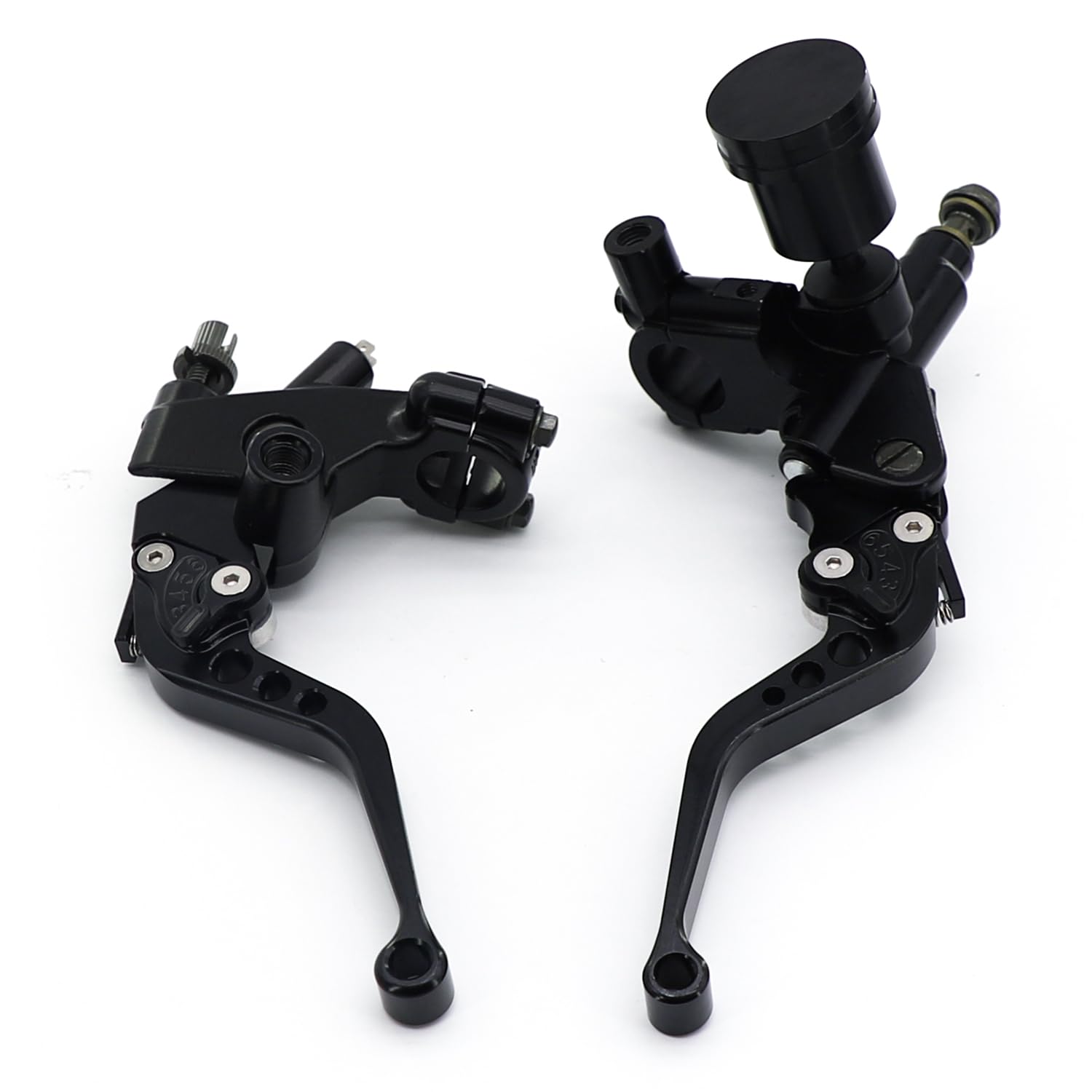 Fuworance Universal 22 mm 7/8 Zoll Motorrad Bremse Kupplung Pumpe Hebel Motorrad Aluminiumlegierung Tank Schwarz Fuworance Universal 22 mm 7/8 Zoll Motorrad Bremse Kupplung Pumpe Hebel Motorrad Aluminiumlegierung Tank Schwarz von Fuworance