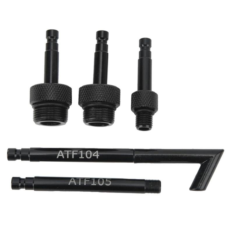 ATF-Automatikgetriebeöl-Einfülladapter 2 für AISIN 09G 01J CVT-Getriebe, Aluminiumlegierung, Schwarz, 5 Stück von Fydun