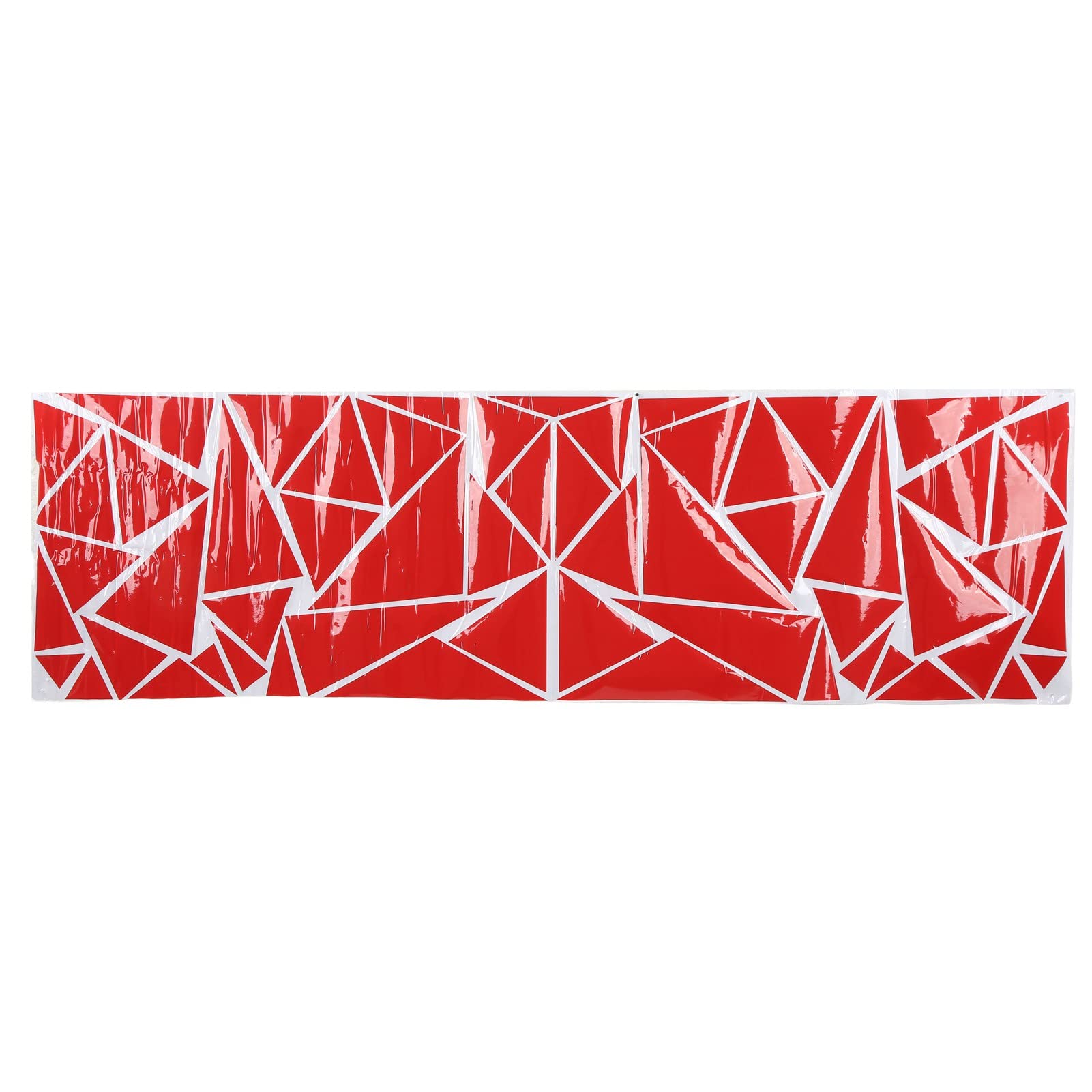 Auto-Karosserie-Seitenaufkleber, Universal-Dreieck-Auto-Dekorations-Aufkleber 200 X 60 cm DIY-Karosserie-Aufkleber für SUV-LKW (Rot) von Fydun