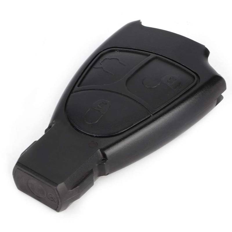 Auto Schlüssel Hülle, Fydun ABS Kunststoff 3 Tasten Fernbedienung Schlüsseletui Remote Smart Key Sicherheit Tasche Fit Für W203 W211 W204 (Schwarz) von Fydun