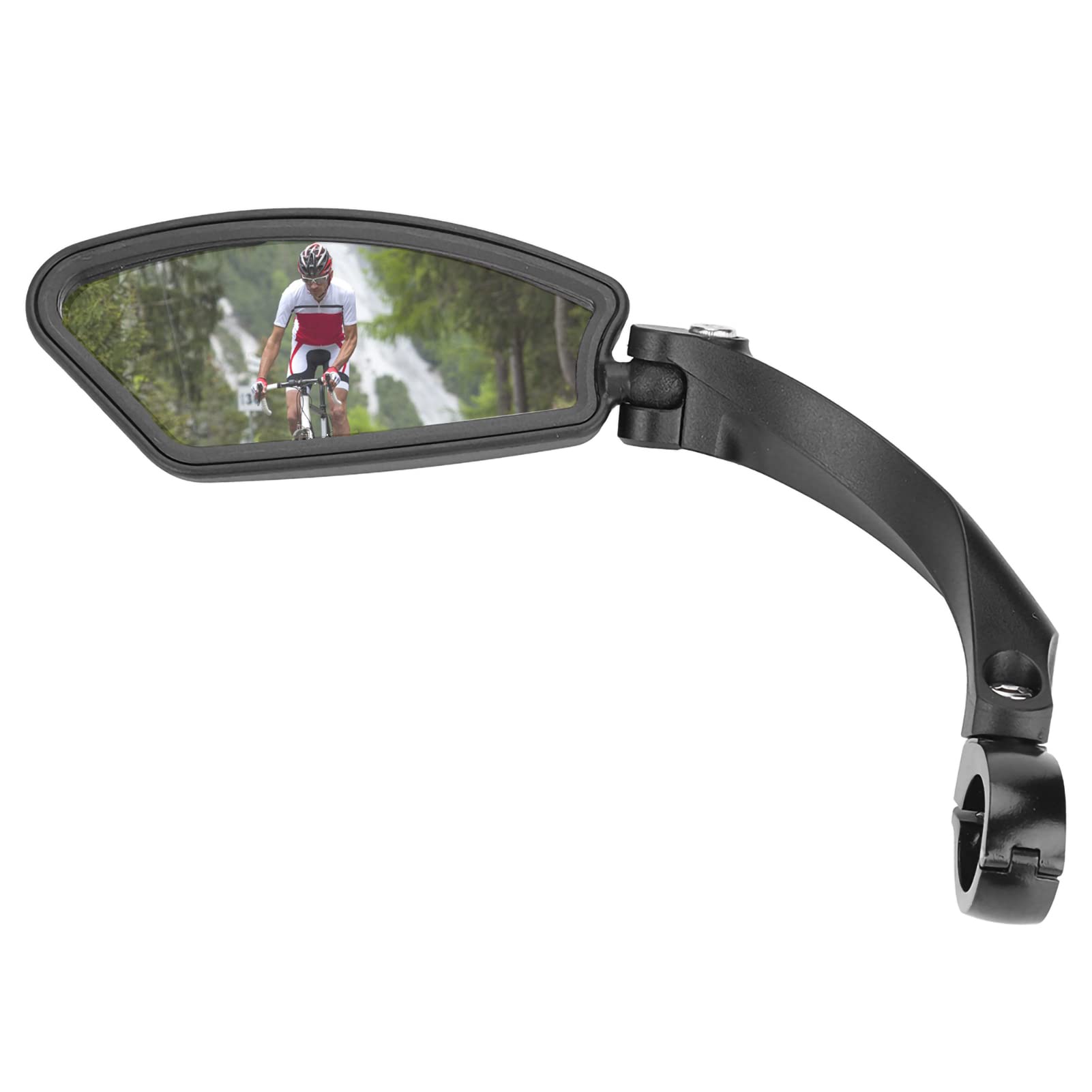 Fahrradrückspiegel, Fydun 180 Umdrehungssicherer Rückspiegel Fahrrad Rechts Links Lenker Bewertung Hinten Rückansicht Mountain Road Bikes für Griffe mit 21-26mm (Left Rear View Mirror (HF-MR080L)) von Fydun