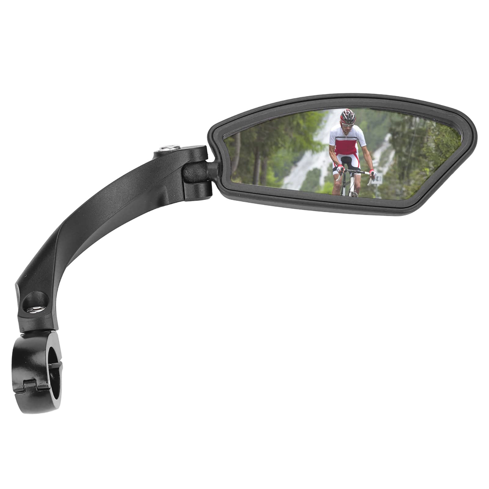 Fahrradrückspiegel, Fydun 180 Umdrehungssicherer Rückspiegel Fahrrad Rechts Links Lenker Bewertung Hinten Rückansicht Mountain Road Bikes für Griffe mit 21-26mm (Right Rear View Mirror (HF-MR080R)) von Fydun