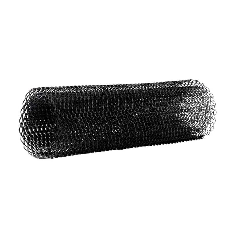 Fydun Auto Kühlergrill Mesh 6 * 12mm Aluminiumlegierung Auto Kühlergrill Mesh Blatt Gitter Körper Stoßstange Hex Grill Universal (Schwarz) von Fydun