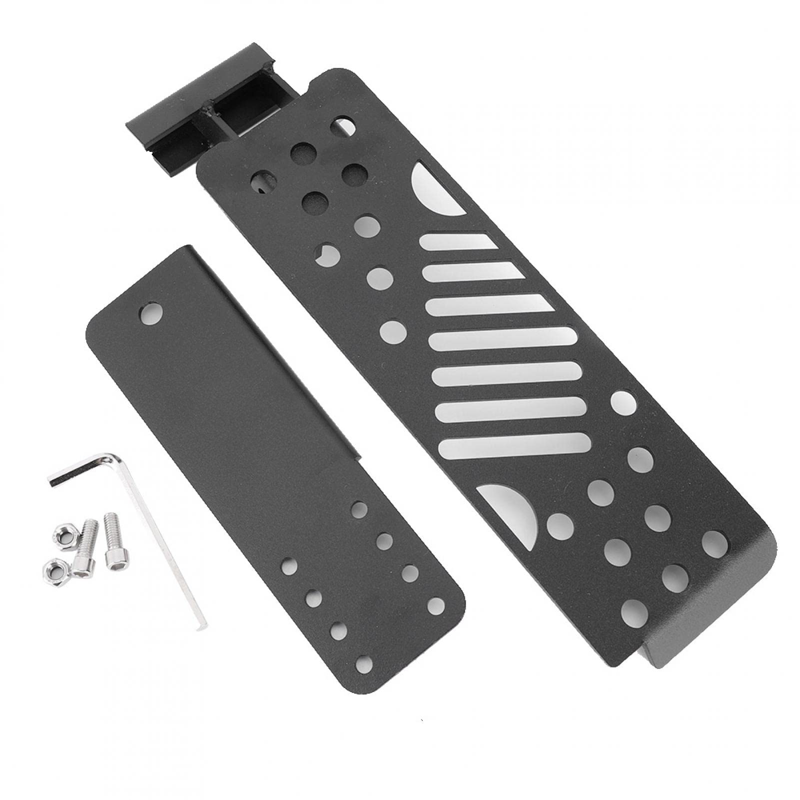 Fydun Für JL Fußmatte Linke Fußstütze Totes Pedal Fußstütze Pegs Panel Fit Für JL 18-19, Aluminium, Schwarz, Fahrerseite Fydun Für JL Fußmatte Linke Fußstütze Totes Pedal Fußstütze Pegs Panel Fit Für JL 18-19, Aluminium, Schwarz, Fahrerseite von Fydun