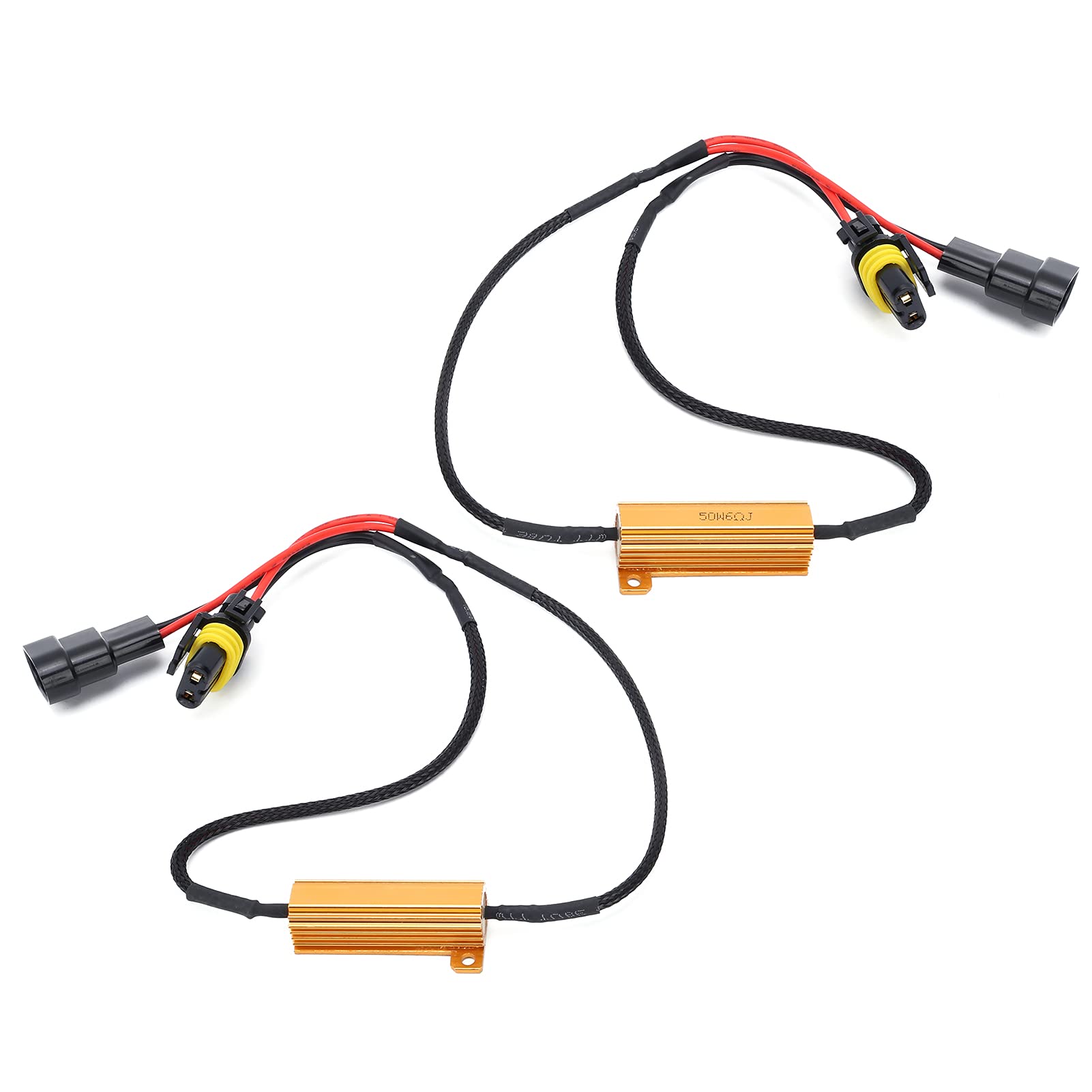 Lastwiderstand, Fydun 2 Stk 50 W 6Ω 9005 Warnung Blinkerfehler Canceller LED-Decoder Für Scheinwerfer Nebel Tagfahrlicht Lastwiderstand, Fydun 2 Stk 50 W 6Ω 9005 Warnung Blinkerfehler Canceller LED-Decoder Für Scheinwerfer Nebel Tagfahrlicht von Fydun