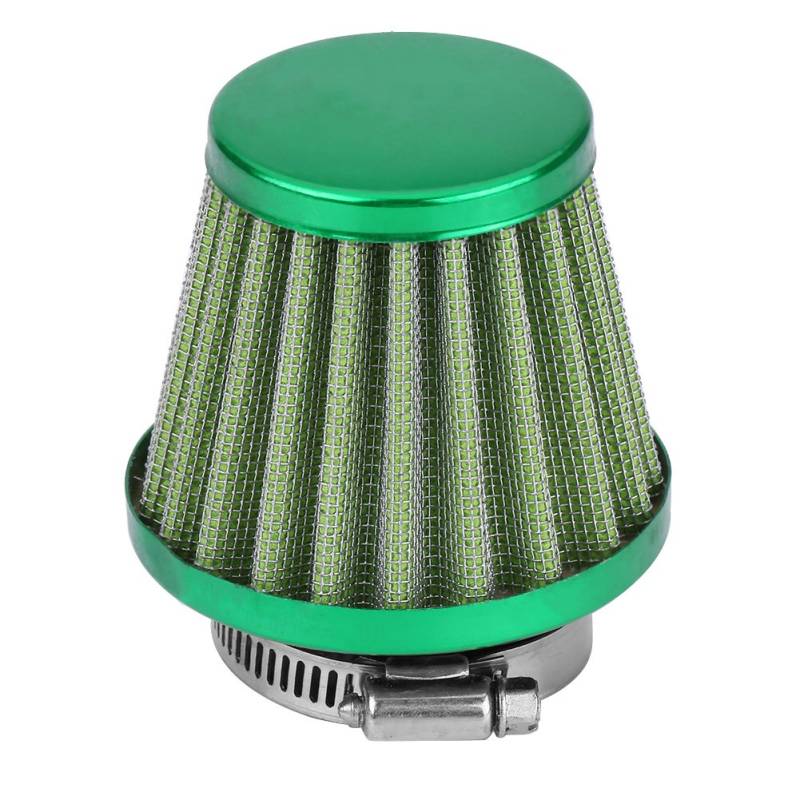 Motorrad Luftfilter, Fydun 38mm Bent Neck Luftfilter Ersatz für Dirt Pit Bike ATV Quad Motorrad Moped Scooter (Grün) von Fydun