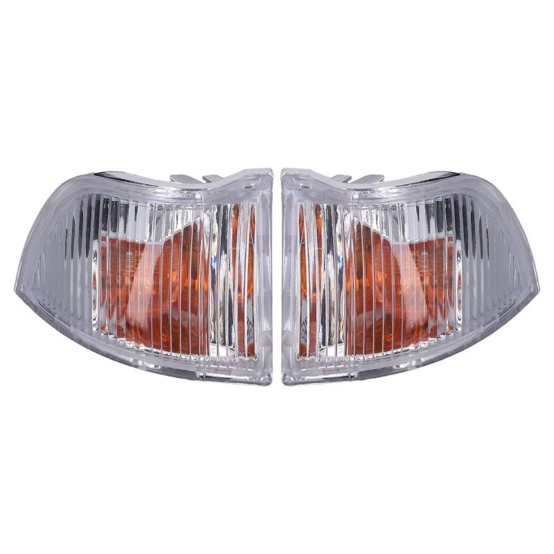Spiegel Blinkerglas Signallampenabdeckung, Fydun 2 Stk Vorderseite Abdeckung der Außenspiegel-Kontrollleuchte Seitenspiegel Blinkerglas Für Iveco Daily 2006‑2012 von Fydun
