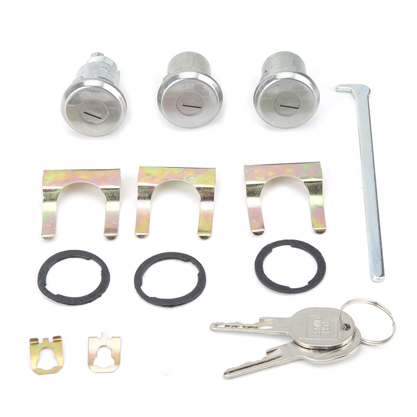 Türschließzylinder 1973, 95 Camaro Türschlösser-85 Camaro Türschlösser – Türschlosszylinder, Türschlosszylinder und Schlüssel passend für Camaro 654394765282 von Fydun