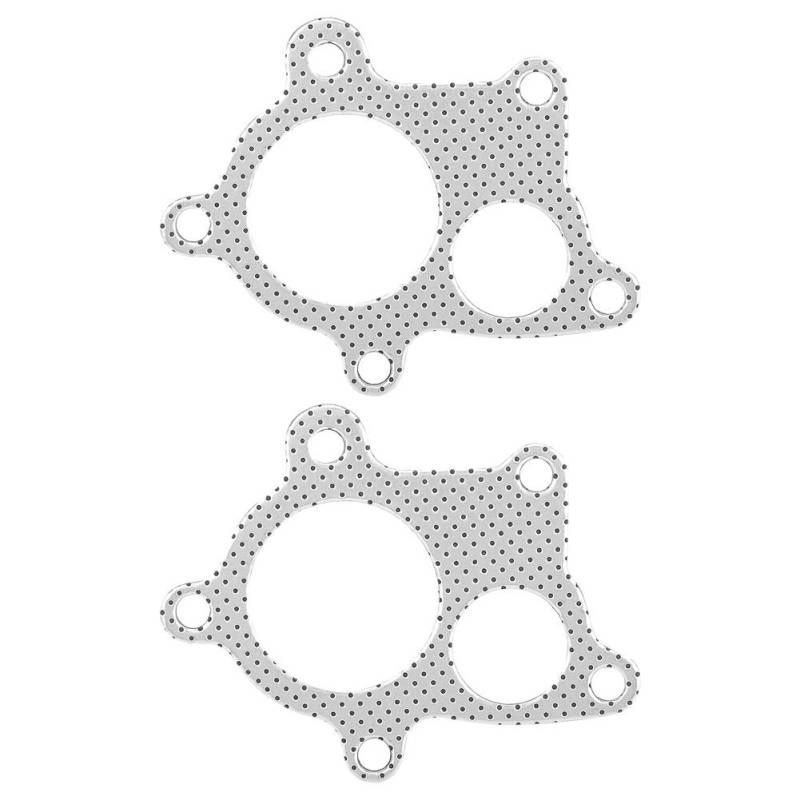 Turbo Downpipe Bolt Dichtung, Fydun 2PCS 5 Bolt Dichtung T3 T4 T04E Down Pipe Boost PSI Auspuff Auto Zubehör Bolt Exhaust Gasket von Fydun