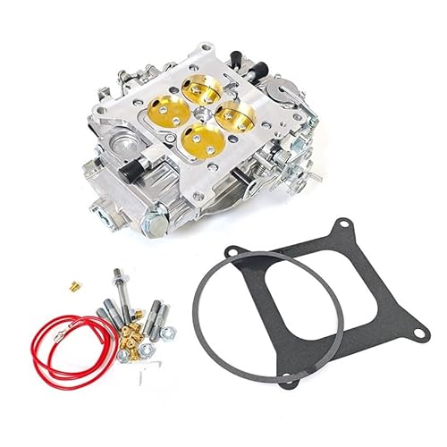 0-3310S Modell 750 CFM Square Bore 4-Barrel Vakuum Sekundär manueller Chok, kompatibel mit Holley Vergaser von Fyixkbsut