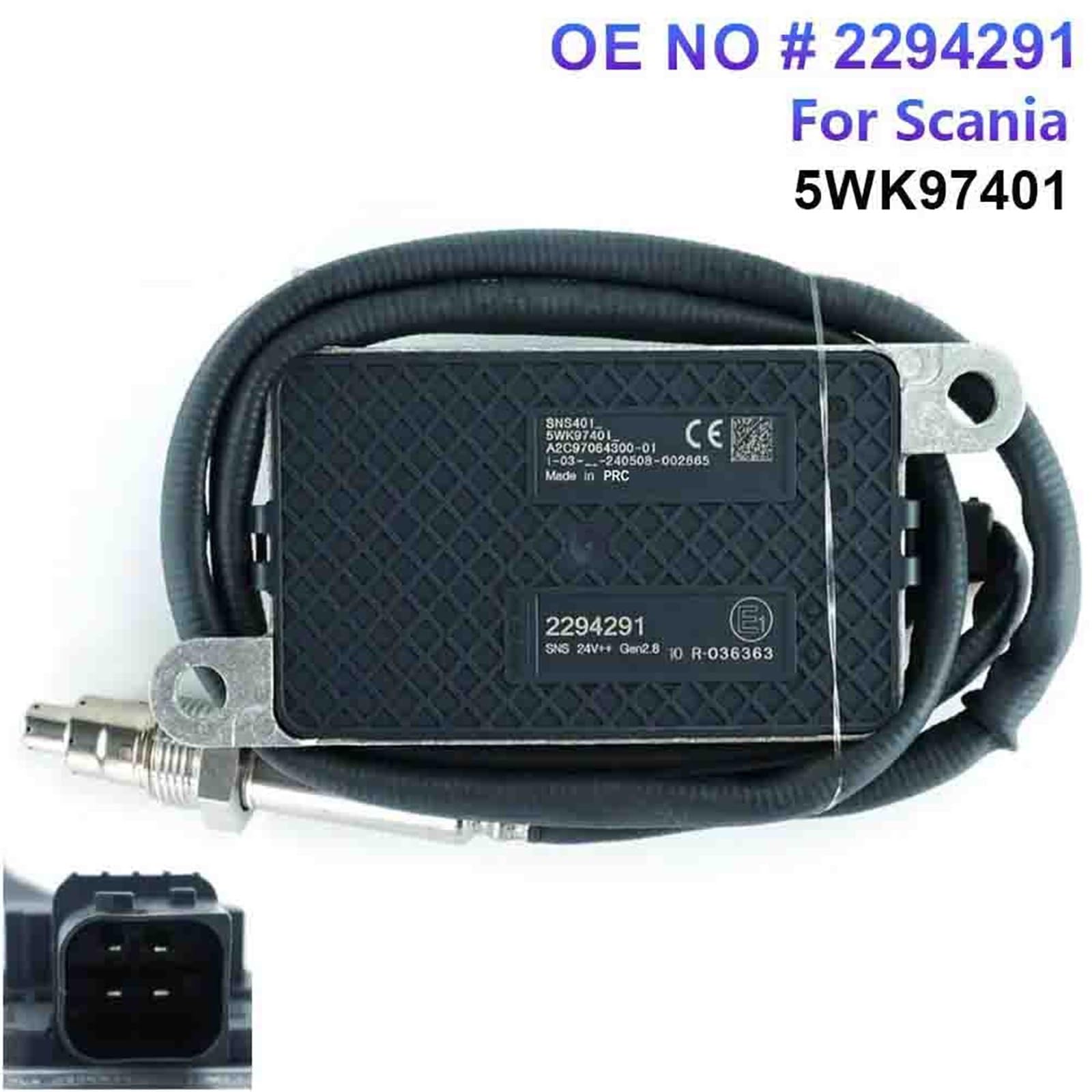 5WK97401 2294291 2064769 2247381 2296801 5WK97401 Stickstoff Sauerstoff NOx Sensor 24V, Kompatibel Mit Scania, Motor Ersatzteile 5WK97401 2294291 2064769 2247381 2296801 5WK97401 Stickstoff Sauerstoff NOx Sensor 24V, Kompatibel Mit Scania, Motor Ersatzteile von Fyixkbsut