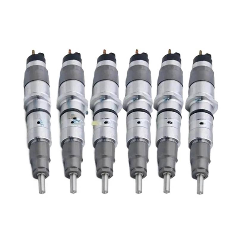 6 STÜCKE 0445120071 Dieselkraftstoffinjektor 0 445 120 071 Automotor-Einspritzdüse 0445 120 071, kompatibel mit Bosch Cummins ISDE, von Fyixkbsut