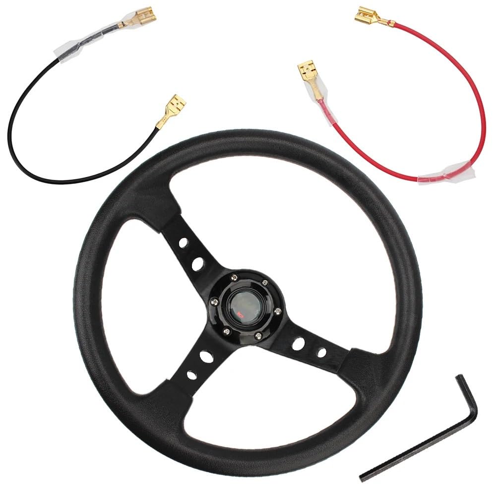 Drifting Lenkrad,Universal Rennlenkrad Auto Racing Lenkräder 14 Zoll for Autos Racing Universal Drifting Sport Lenkrad Drifting Lenkrad,Universal Rennlenkrad Auto Racing Lenkräder 14 Zoll for Autos Racing Universal Drifting Sport Lenkrad von Fymlok