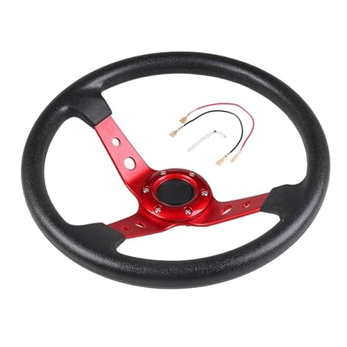 Drifting Lenkrad,Universal Rennlenkrad Rennlenkrad Gaming-Lenkrad Universal, 14 Zoll 350Mm von Fymlok