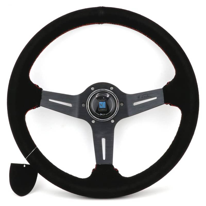 Drifting Lenkrad,Universal Rennlenkrad Universal 14-Zoll-Leder-Lenkrad-Drift-Sport-Lenkräder(Black) von Fymlok