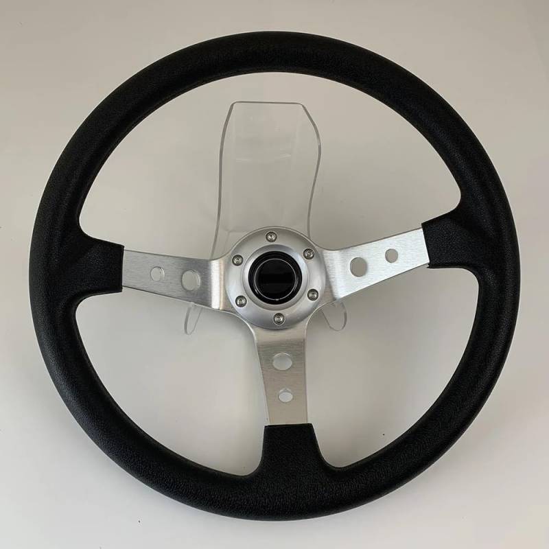 Drifting Lenkrad,Universal Rennlenkrad Universal Autos Racing Auto Racing Lenkräder PU 14 Zoll Drifting Sport Lenkrad(001-GZFXP114-05) von Fymlok