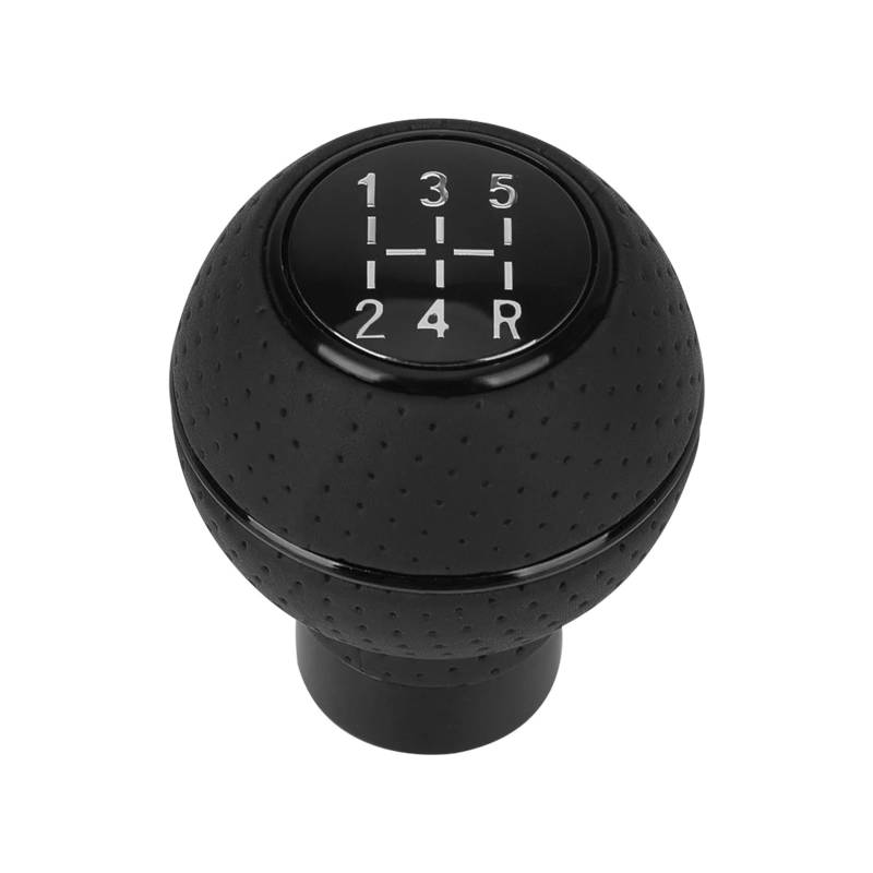 Manueller Schaltknauf,Schaltknäufe 5-Gang-Aluminium-Universal-Auto-Schaltknauf M8 M10 M11 M12 for Schaltgetriebe Automatikgetriebe-Niveauknopf Schalthebel(Black) von Fymlok