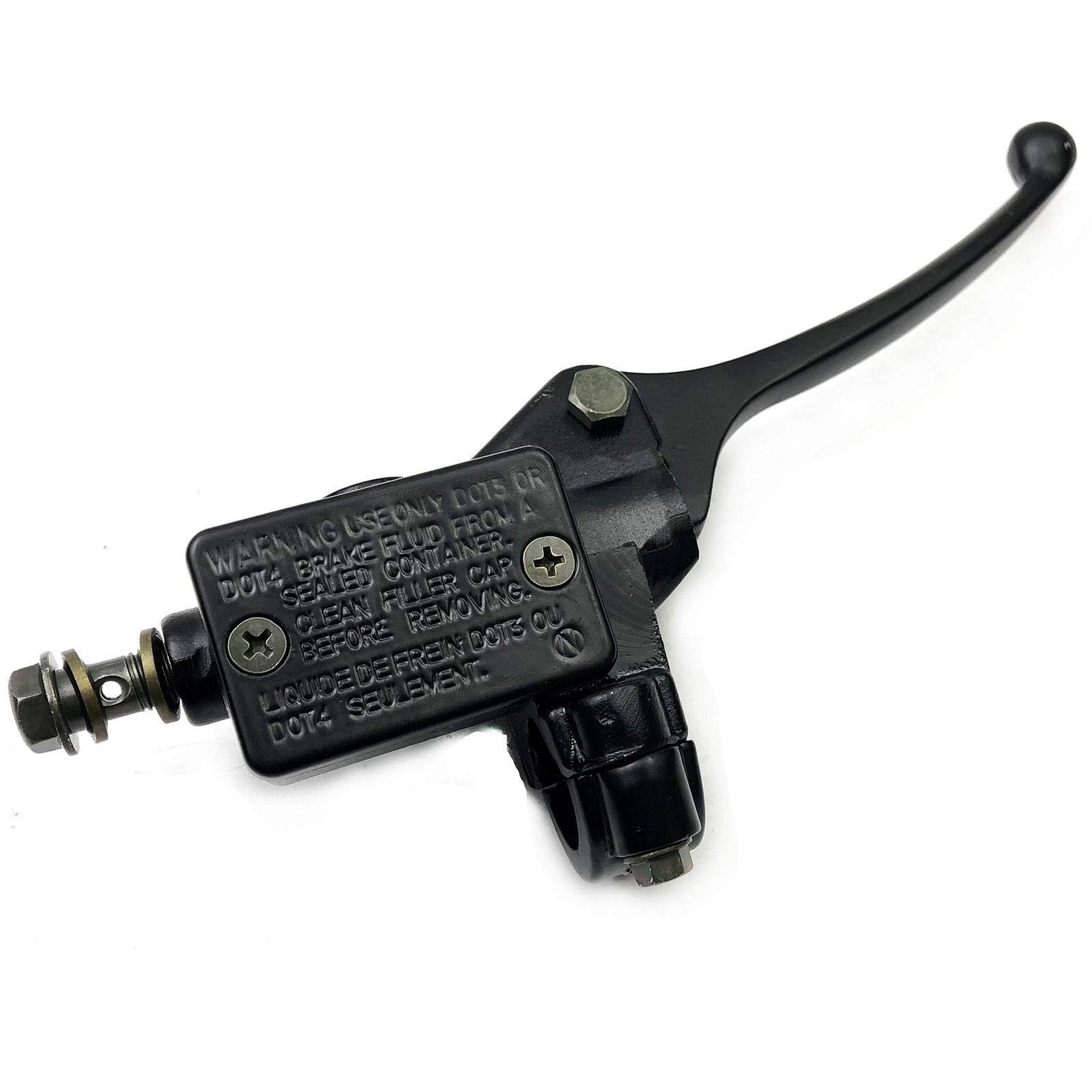 Motorrad Bremshebel,Motorrad Bremsgriff Vordere Hauptzylinder-Hydraulik Bremshebel rechts for Dirt Pit Bike ATV Quad-Moped-Roller-Buggy Go Kart Motorrad Motocross Motorrad Bremshebel,Motorrad Bremsgriff Vordere Hauptzylinder-Hydraulik Bremshebel rechts for Dirt Pit Bike ATV Quad-Moped-Roller-Buggy Go Kart Motorrad Motocross von Fymlok