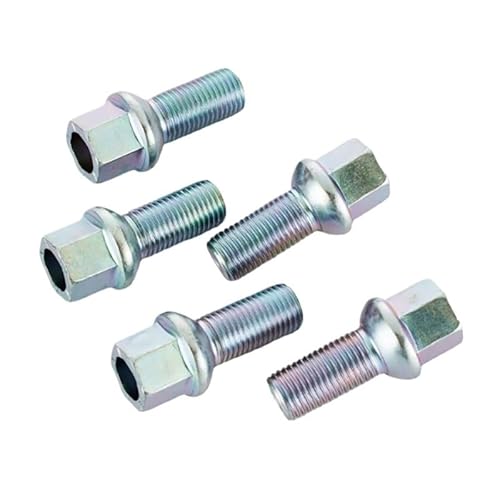 Radbolzen,Radschrauben 4 Stück angepasste Reifenschraube, Radnabenbolzen, passend for VW Golf Jetta Polo Scirocco, passend for Audi A6L A4L A1 A3 A5(4pcs) von Fymlok