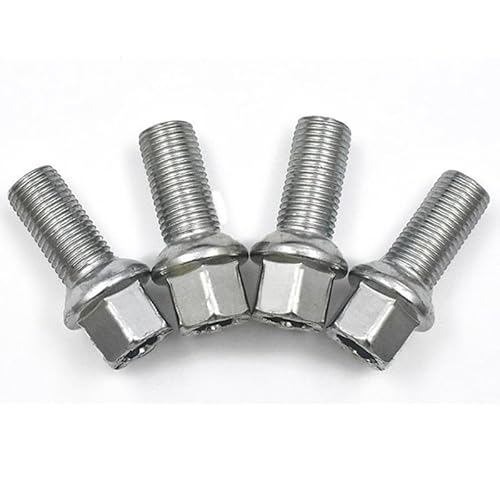 Radbolzen,Radschrauben 4 Stück gelten for Radnaben-Reifenschraubenbolzen. Passend for VW Jetta Bora. Passend for Golf 6 MK6 Passat B7 CC. Passend for Passat Tiguan. Radbolzen,Radschrauben 4 Stück gelten for Radnaben-Reifenschraubenbolzen. Passend for VW Jetta Bora. Passend for Golf 6 MK6 Passat B7 CC. Passend for Passat Tiguan. von Fymlok