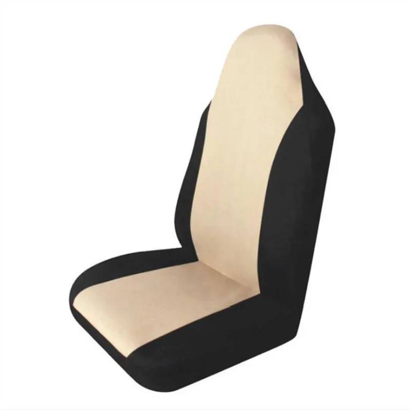 Sitzbezüge,Autositzbezug 1PC Universal Autositzbezug Langlebige Automotive Doppel Mesh-Bezüge Kissen Autositzschutz Passend for die meisten Autos Autozubehör(Beige) von Fymlok