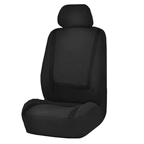 Sitzbezüge,Autositzbezug 2/4 / 9 stücke Autositzabdeckung Stoff Autoabdeckungen zum Salon Alle Saison SEAT SEAT SEAT GESCHICHTEN UNTERNEHMEN Universal Innenausstattung(Black-1 seat) von Fymlok
