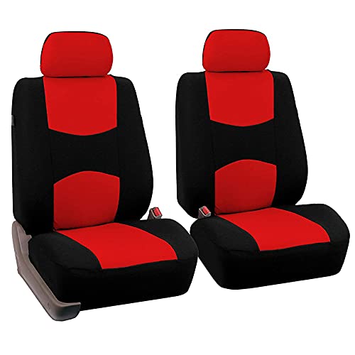 Sitzbezüge,Autositzbezug Autositzabdeckungen Full Set Automobile Schutzabdeckung Fahrzeug Universalzubehör(Black Brown) von Fymlok