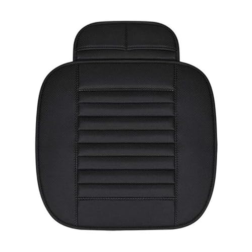 Sitzbezüge,Autositzbezug Autositzüberzug PU. Leder Four Seasons Cars Sitzkissen Automobiles Seat Protector Universal Car-Stuhl-Auflage-Matte Auto-Zubehör(Black) von Fymlok